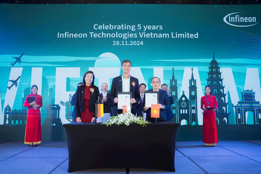 Infineon và Phenikaa hỗ trợ xây dựng trung tâm nghiên cứu bán dẫn