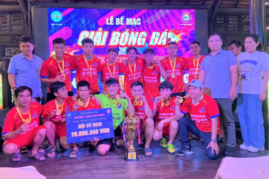 Giải bóng đá HAMEE - IDEA Cúp 2024: An Thái Phú lên ngôi vô địch