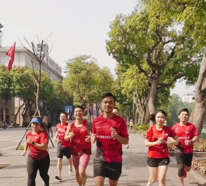 Lãnh đạo Techcombank truyền cảm hứng tại Giải marathon Quốc tế TP.HCM Techcombank
