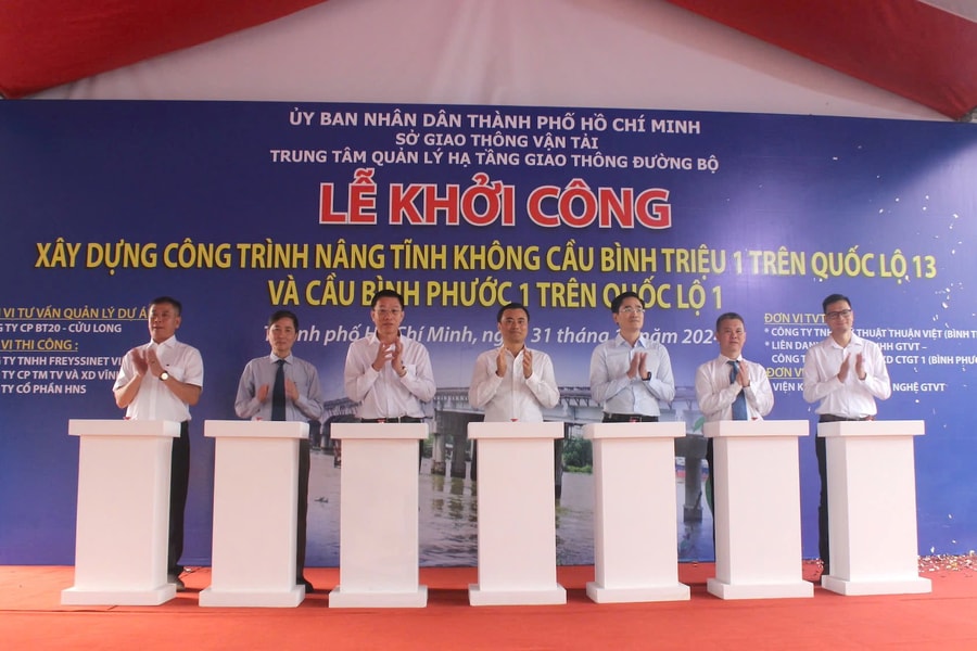 Nâng cầu Bình Triệu 1 và cầu Bình Phước 1 để kết nối vùng