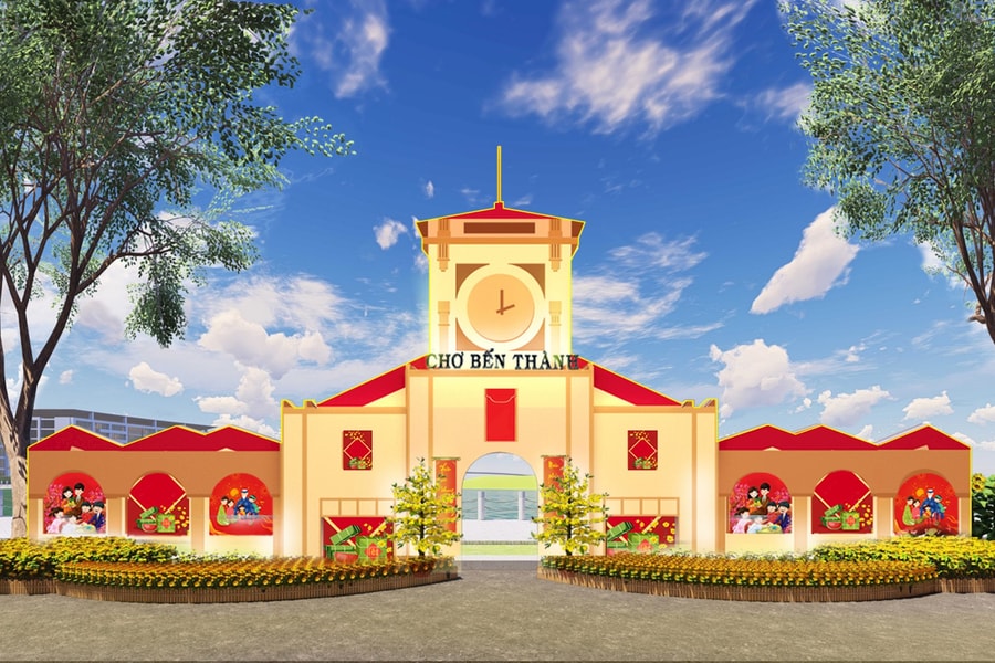 “Xuân hoan ca” - Chủ đề Hội hoa Xuân Phú Mỹ Hưng Tết Ất tỵ - 2025