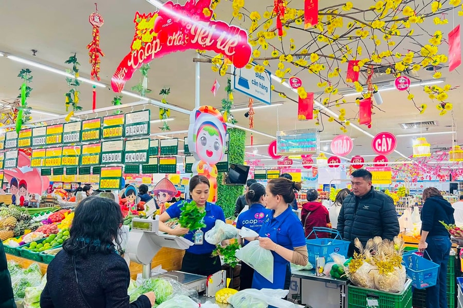 Saigon Co.op phục vụ hơn 100 triệu lượt khách hàng dịp Tết Ất Tỵ 2025