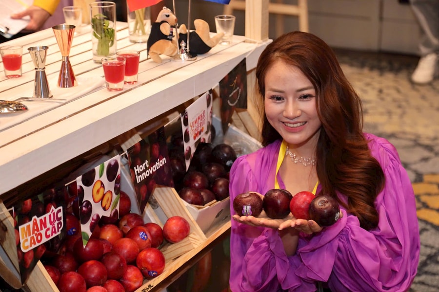 Mận Úc đã có mặt tại Việt Nam