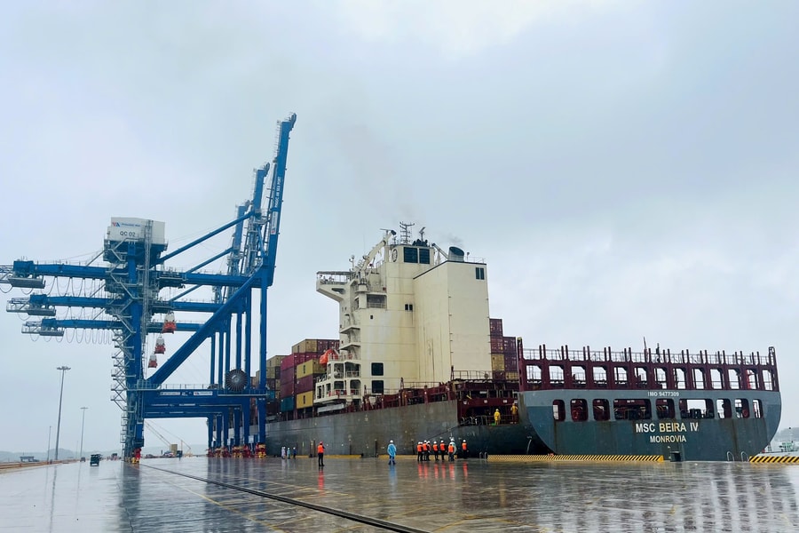 Hãng tàu MSC cập cảng Phước An, mở rộng tuyến vận tải biển