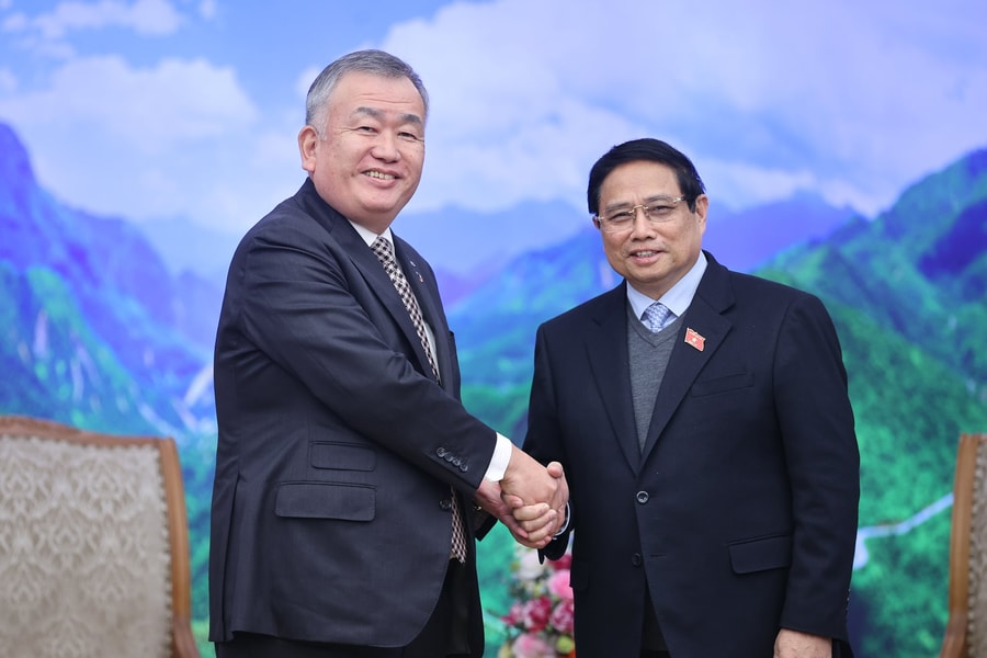 Thủ tướng tiếp Chủ tịch Yamato, thúc đẩy hợp tác phát triển ngành vận tải Việt Nam