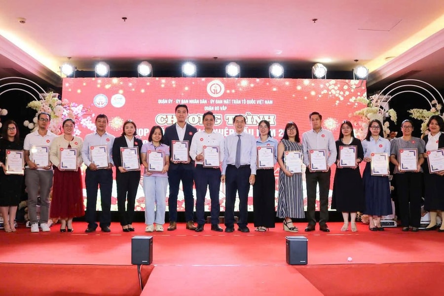 Quận Gò Vấp biểu dương 216 doanh nghiệp tiêu biểu năm 2024