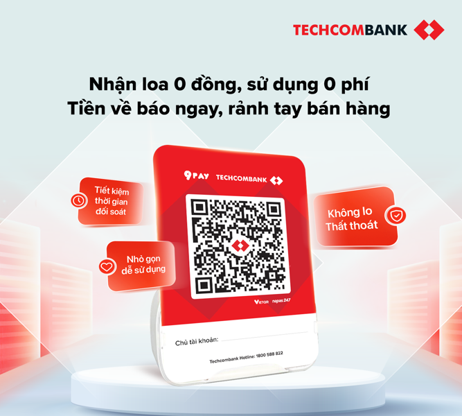 Techcombank ưu đãi giải pháp thu hộ, tối ưu quản lý dòng tiền