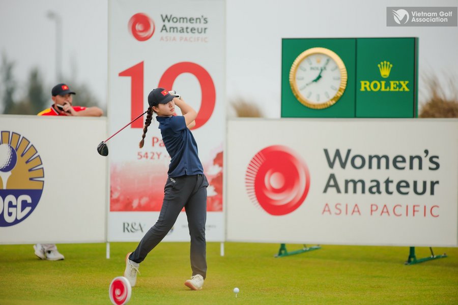 Golfer Việt Nam Lê Chúc An vào top 10 sau vòng một giải WAAP