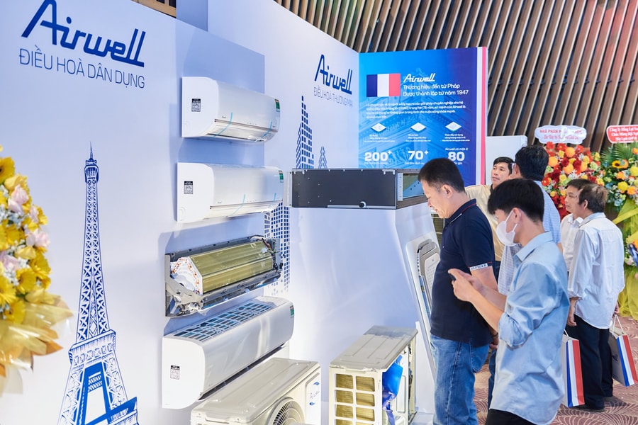 Airwell ra mắt máy điều hoà không khí công nghệ tiên tiến