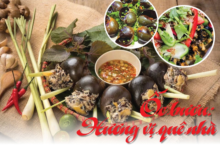 Ốc bươu: Hương vị quê nhà