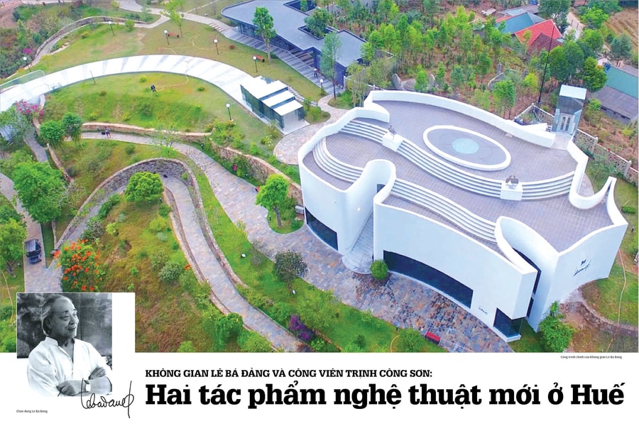 Không gian Lê Bá Đảng và Công viên Trịnh Công Sơn: Hai tác phẩm nghệ thuật mới ở Huế