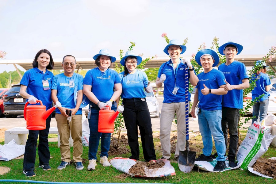 Công đoàn cơ sở Công ty TNHH Intel Products Việt Nam hưởng ứng Ngày Trái Đất 2025