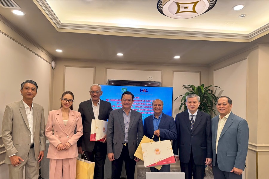 Liên đoàn Quảng cáo Châu Á (AFAA) thăm và làm việc với VAA và HAA