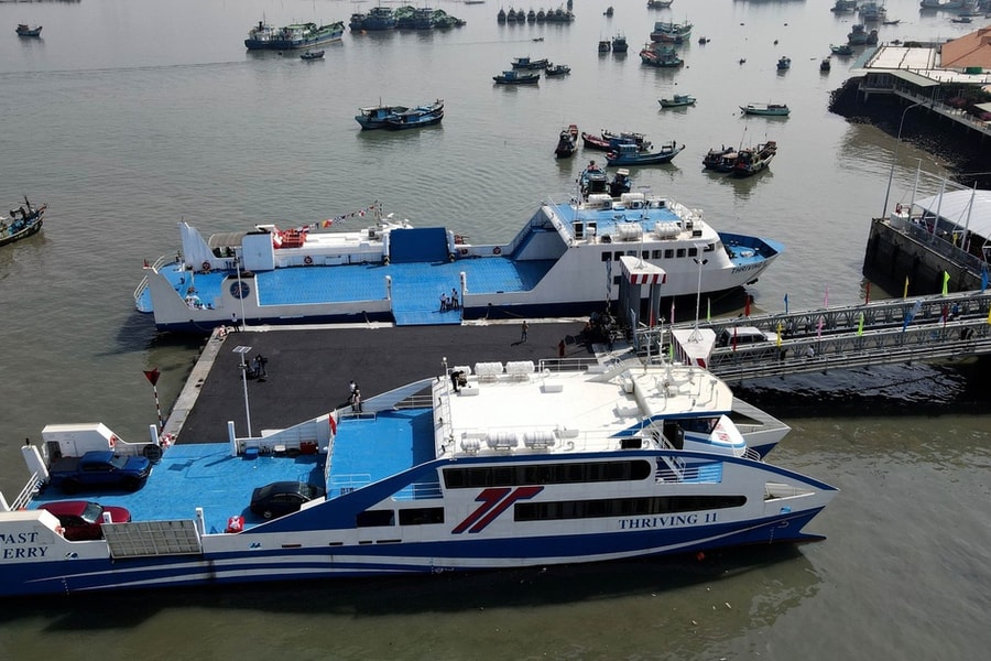 Tạm ngưng hoạt động tuyến tàu cao tốc TP.HCM - Vũng Tàu để phục vụ thi công cầu đi bộ qua sông Sài Gòn