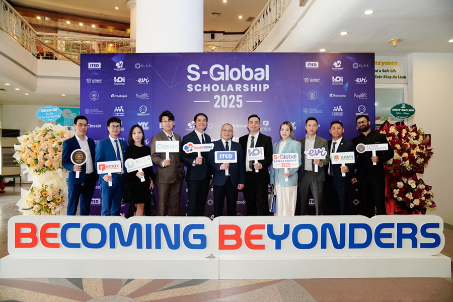 S-Global 3 Scholarship 2025 tài trợ khủng 68% học phí cho chương trình IELTS và Giao tiếp trực tuyến