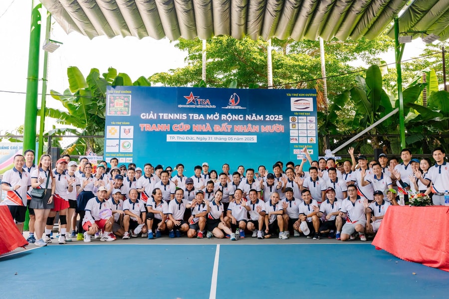Giải tennis TBA mở rộng 2025 – tranh cúp Nhà Đất Nhân Mười