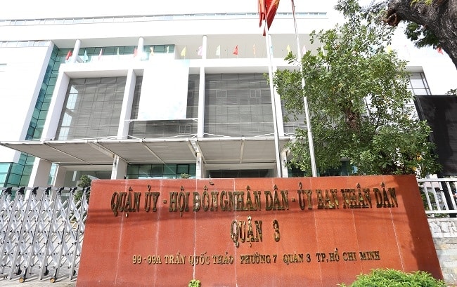 Trụ sở quận 3 được sử dụng làm nơi làm việc của phường mới tại trung tâm TP.HCM