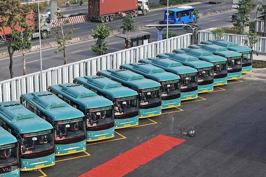 Sắp khai trương tuyến xe buýt điện kết nối sân bay Phù Cát và trung tâm TP. Quy Nhơn