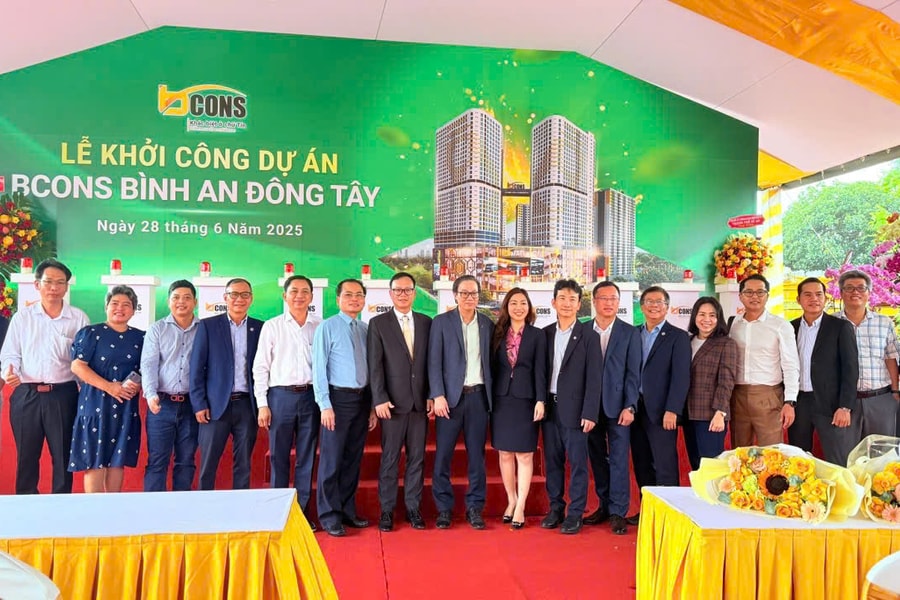 Bcons khởi công dự án biểu tượng tại Bình Dương trước ngày đổi tên địa phương