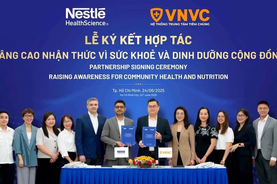 VNVC hợp tác với Nestlé Health Science nâng cao kiến thức về sức khỏe dinh dưỡng cho người dân