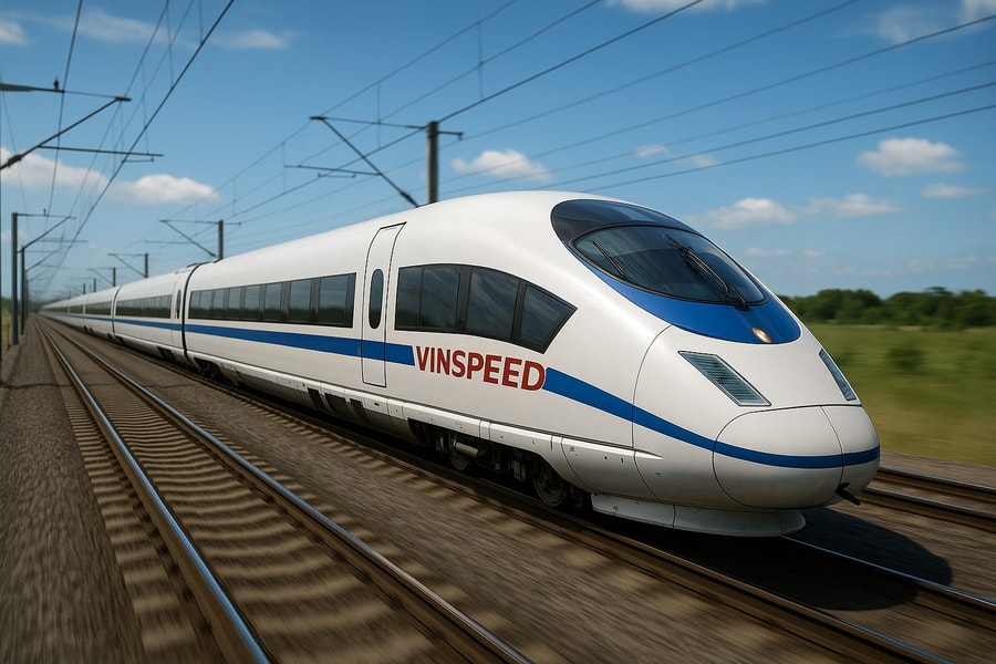 VinSpeed nâng vốn lên 33.000 tỷ đồng, tăng tốc đầu tư vào đường sắt cao tốc Việt Nam