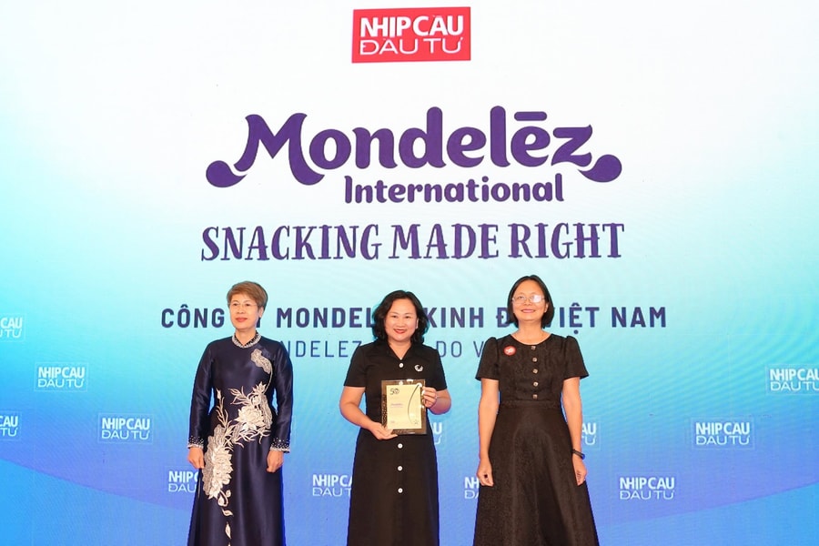 Mondelez Kinh Đô tiếp tục được vinh danh tại Top 50 Doanh nghiệp Phát triển bền vững