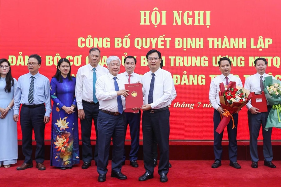 Ông Đỗ Văn Chiến giữ chức Bí thư Đảng ủy Cơ quan Ủy ban Trung ương MTTQ Việt Nam