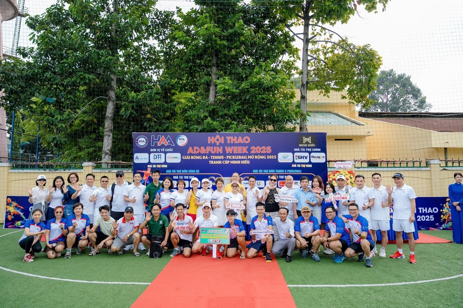Sôi nổi Hội thao chào mừng Tuần lễ Quảng cáo và Giải trí Việt Nam 2025