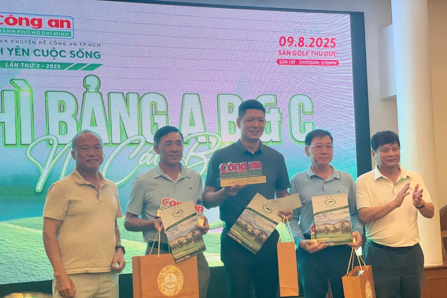 Giải golf "Vì bình yên cuộc sống" lần 2 năm 2025 thành công tốt đẹp