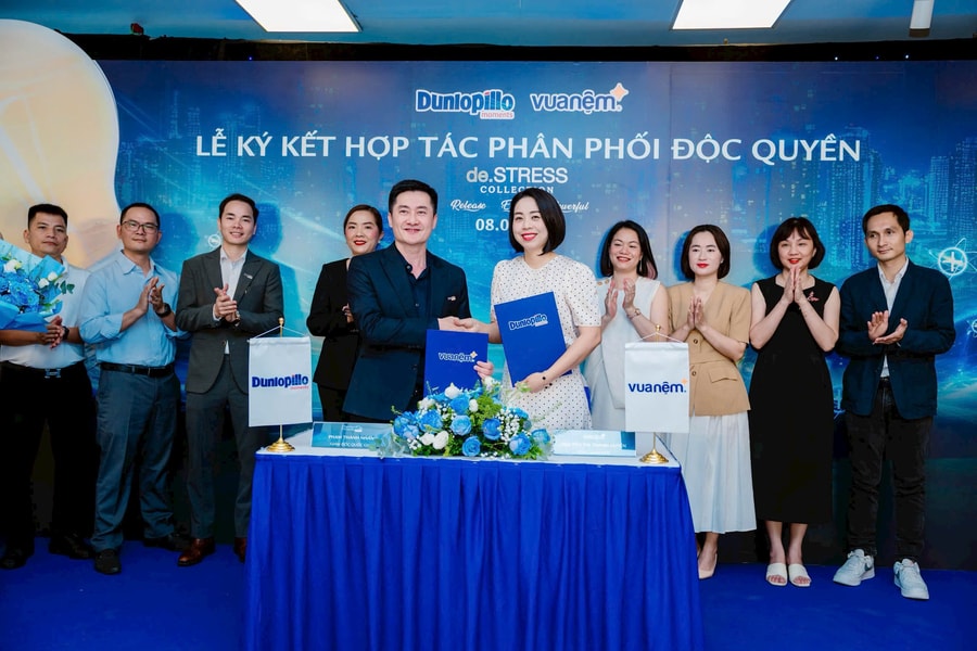 Dunlopillo và Vua Nệm hợp tác phân phối độc quyền bộ sưu tập de.STRESS tại Việt Nam