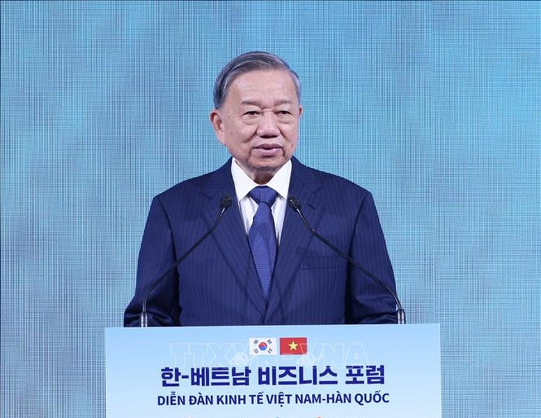 Tổng Bí thư Tô Lâm và Thủ tướng Hàn Quốc dự Diễn đàn Kinh tế Việt Nam - Hàn Quốc