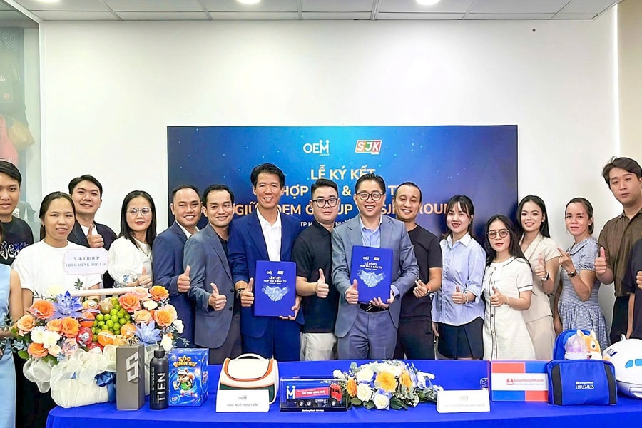 SJK Group trở thành cổ đông OEM Group, phát triển quà tặng doanh nghiệp