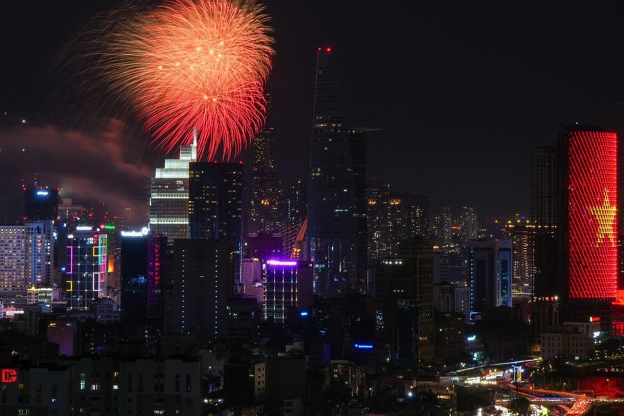 TP.HCM bắn pháo hoa tại 4 điểm mừng 80 năm Quốc khánh