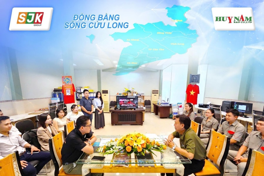 SJK hợp tác Huy Nam phát triển truyền thông LED tại Tây Nam Bộ