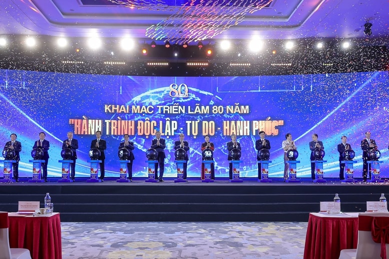 Triển lãm 80 năm: Tôn vinh hành trình vẻ vang, lan tỏa khát vọng phát triển hùng cường của dân tộc