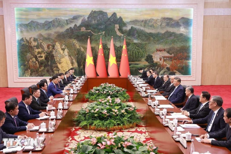 Thủ tướng Phạm Minh Chính đề nghị sớm triển khai mua bán điện 500 kV giữa Việt Nam và Trung Quốc