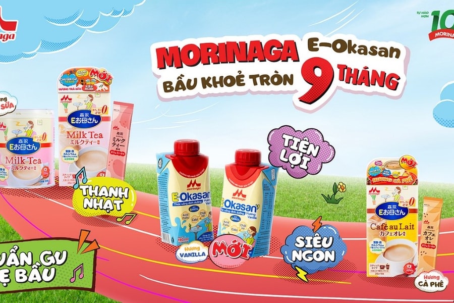 Cải tiến mới tiện lợi, siêu ngon, chuẩn gu mẹ bầu từ Morinaga E-Okasan