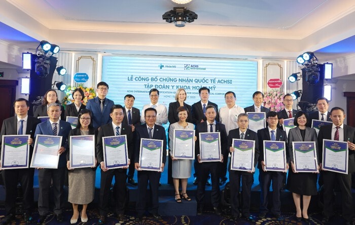 Tập đoàn y khoa Hoàn Mỹ - hệ thống y tế tư nhân đầu tiên tại Việt Nam đạt chứng nhận ACHSI