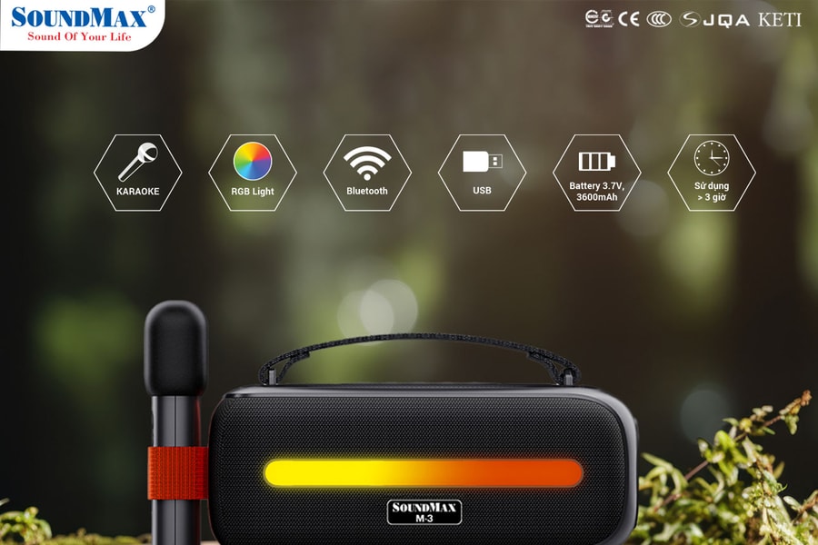 SoundMax M-3: Giảng dạy hết ý, giải trí mê ly