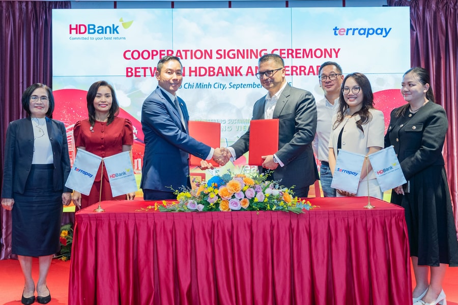 HDBank hợp tác TerraPay mở rộng dịch vụ kiều hối toàn cầu