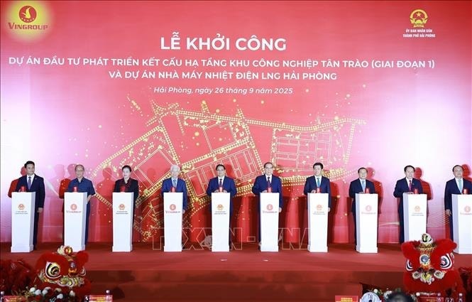 Hải Phòng khởi công khu công nghiệp và nhà máy nhiệt điện LNG lớn nhất Việt Nam