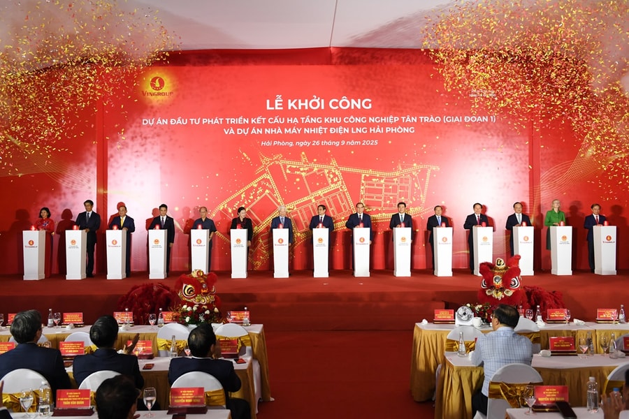 Vingroup khởi công Khu công nghiệp Tân Trào và Nhà máy nhiệt điện LNG Hải Phòng