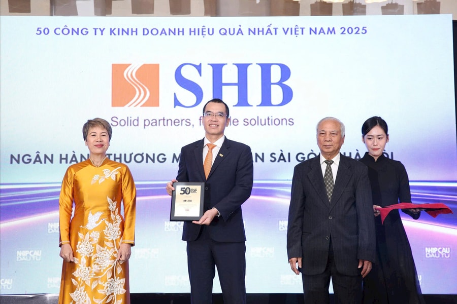 SHB khẳng định vị thế trong Top 10 doanh nghiệp tư nhân