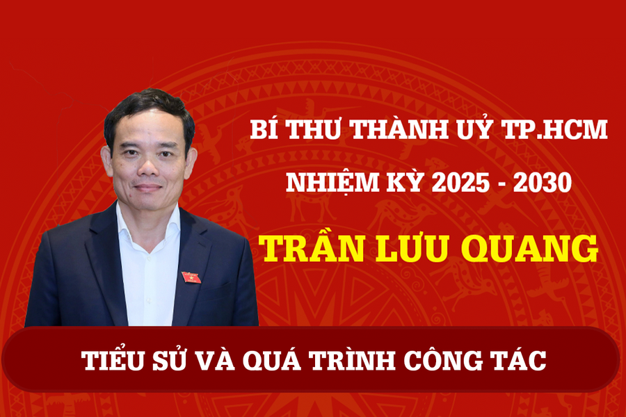 Tiểu sử Bí thư Trung ương Đảng, Bí thư Thành uỷ TP.HCM Trần Lưu Quang