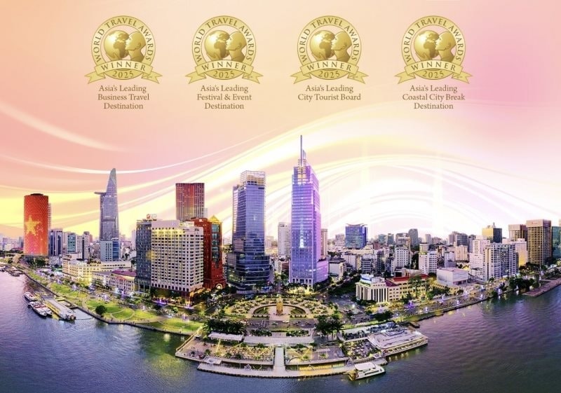 TP.HCM đạt 4 giải thưởng tại Giải thưởng Du lịch Thế giới 2025