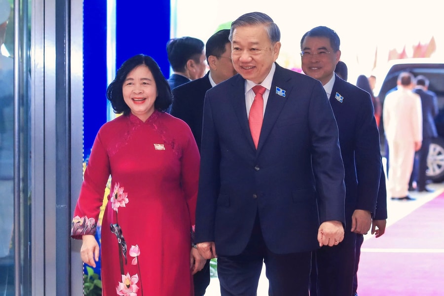 Tổng Bí thư Tô Lâm cùng lãnh đạo Đảng, Nhà nước dự Đại hội Đảng bộ Hà Nội lần thứ XVIII