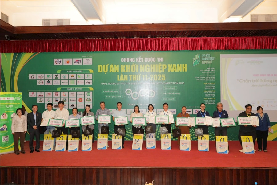 Chung kết Khởi nghiệp Xanh 2025: Doanh nghiệp trẻ hướng đến giá trị bền vững