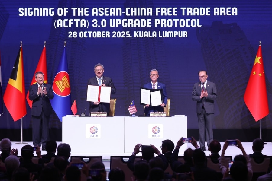 ASEAN và Trung Quốc ký Nghị định thư nâng cấp Hiệp định Thương mại tự do ACFTA 3.0
