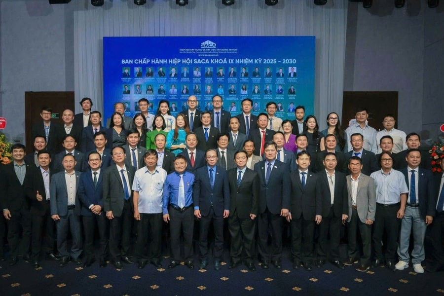 Đại hội Bất thường Hiệp hội SACA Khóa IX (2025 - 2030): Dấu ấn đổi mới và gắn kết cộng đồng doanh nghiệp ngành xây dựng