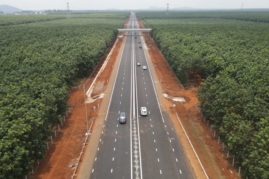 Cao tốc Vĩnh Hảo - Phan Thiết đã thông tuyến trở lại
